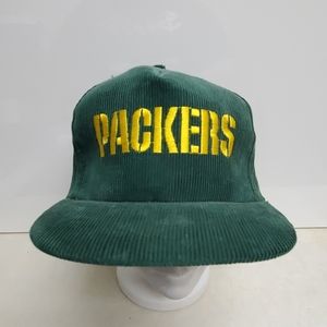 Vintage packers corduroy snapback preowned